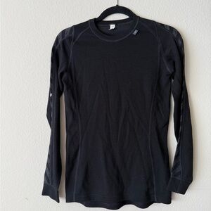 Helly Hansen Black Long Sleeve Insulation Layer Top